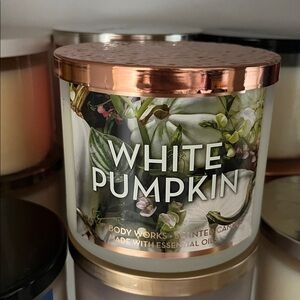 White Pumpkin candle Bath & Body Works